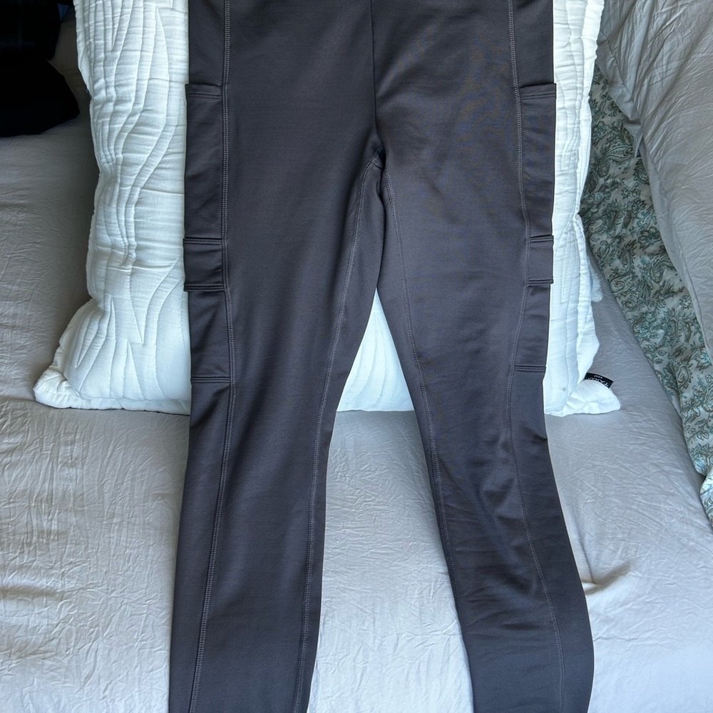 PINK grey Leggings S~M